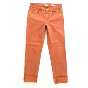 J. Jill Orange Straight Leg Pants